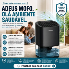Desumidificador de ar antimofo